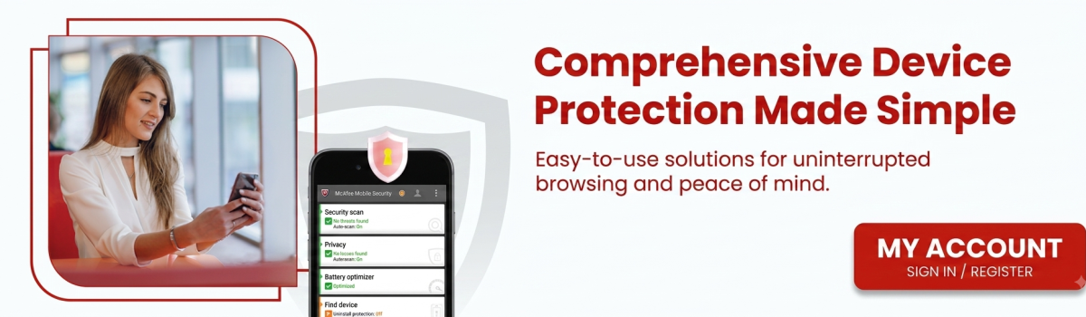 mcafee account